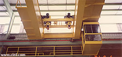 Overhead Crane at Fabtec / Mitsubishi in Matamoros Tamaulipas