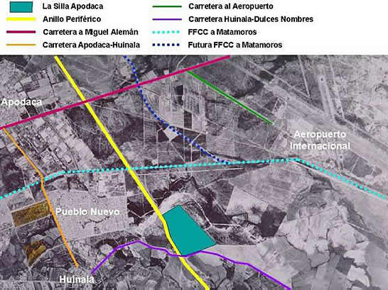 Location Map of La Silla Apodaca Business Park