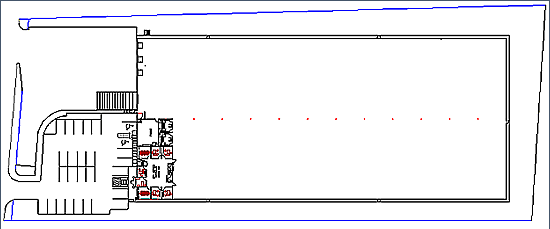 Layout of 100,000 sqft Spec Building in Ramirez, Tamaulipas