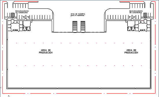 Layout Drawing of 100,000 sqft Spec Building in Ramirez, Tamaulipas